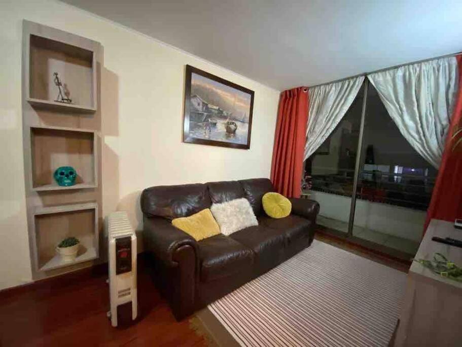 Comodo Departamento En El Centro De Stgo Apartment Santiago Ngoại thất bức ảnh