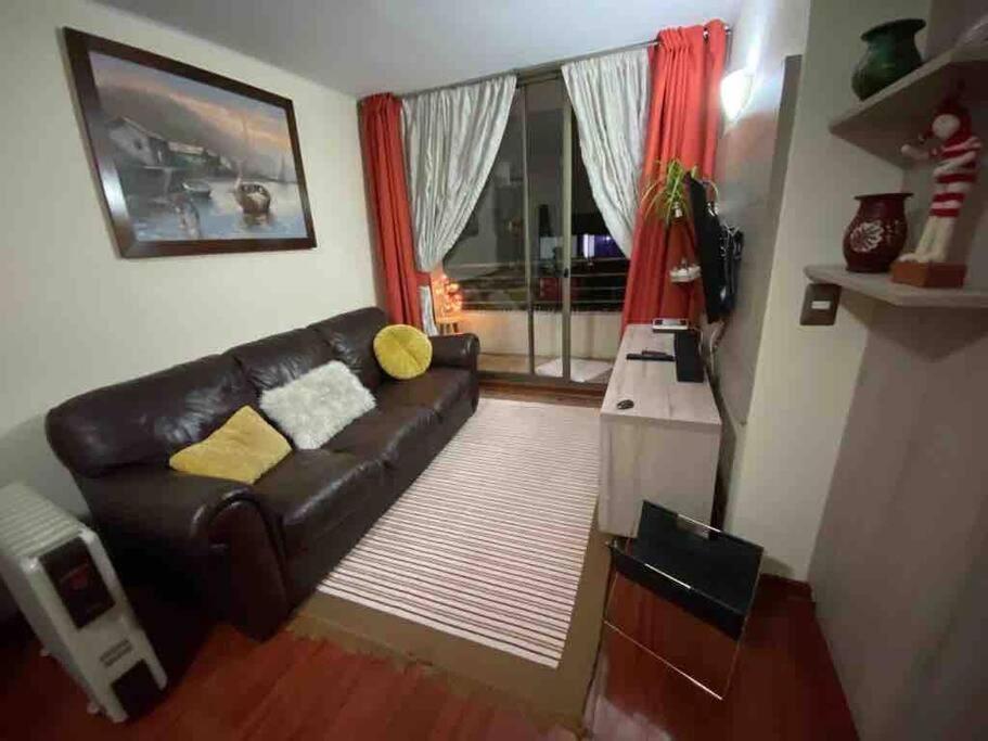 Comodo Departamento En El Centro De Stgo Apartment Santiago Ngoại thất bức ảnh